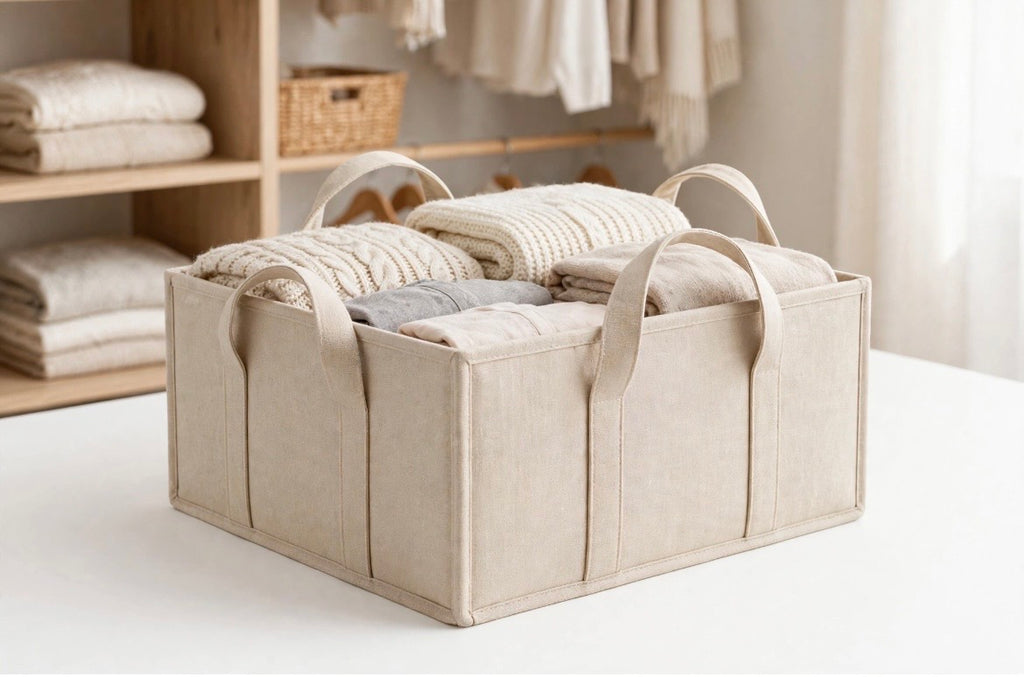 Space-Saving Foldable Storage Box - Large Capacity
